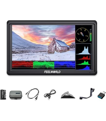 Amazon | 【最新型】Desview R6 カメラモニター 撮影用モニター